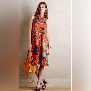 Anthropologie Maeve Larkhill Swing Dress